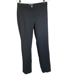 LAURA Petite Black Straight Leg Dress Pants Size 8